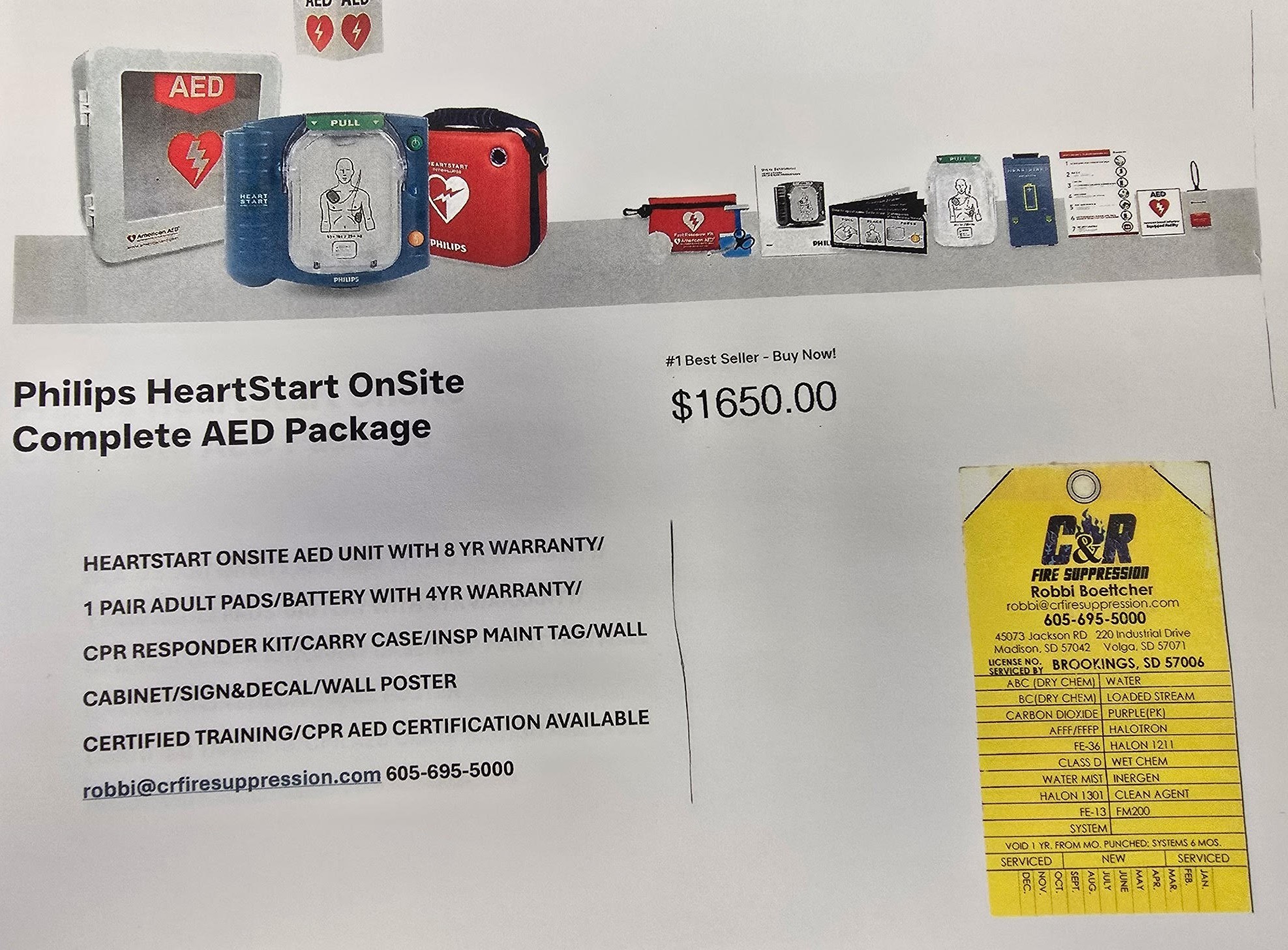 Philips HeartStart AED Package